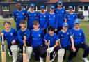 The Upminster Utras face the camera after beating Hutton in their opening Sir Alastair Cook Trophy fixture