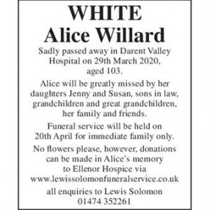 Alice Willard White