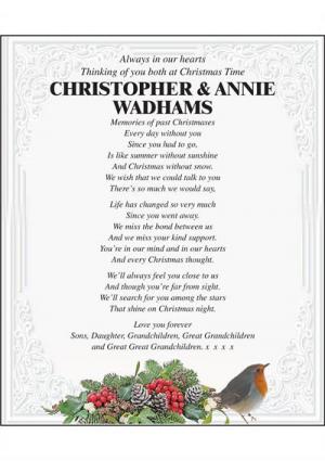 Christopher & Annie Wadhams