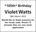 Violet Watts