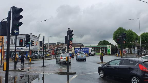 Romford Recorder: The intersection between Rush Green Road and Dagenham Road has a range of shops and other amenities Romford Recorder: The intersection between Rush Green Road and Dagenham Road has a range of shops and other amenities