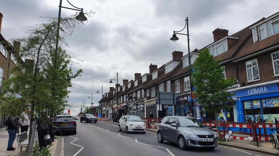 Romford Recorder: Looking up The Broadway in Elm Park Romford Recorder: Looking up The Broadway in Elm Park