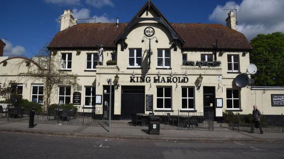 Romford Recorder: The King Harold pub before it was boarded up Romford Recorder: The King Harold pub before it was boarded up