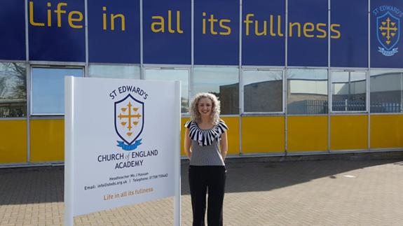 Romford Recorder: Jodie Hassan is headteacher of St Edward's Academy, also run by Unity Schools Partnership Romford Recorder: Jodie Hassan is headteacher of St Edward's Academy, also run by Unity Schools Partnership