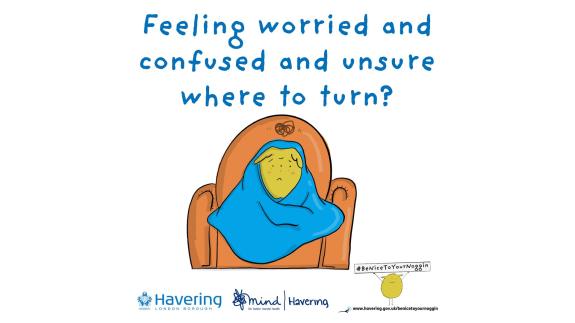 Romford Recorder: The #BeNiceToYourNoggin campaign has been launched in Havering to raise mental health awareness. Romford Recorder: The #BeNiceToYourNoggin campaign has been launched in Havering to raise mental health awareness.