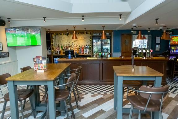 Romford Recorder: Three new TVs are among the changes made to the pub's interior Romford Recorder: Three new TVs are among the changes made to the pub's interior