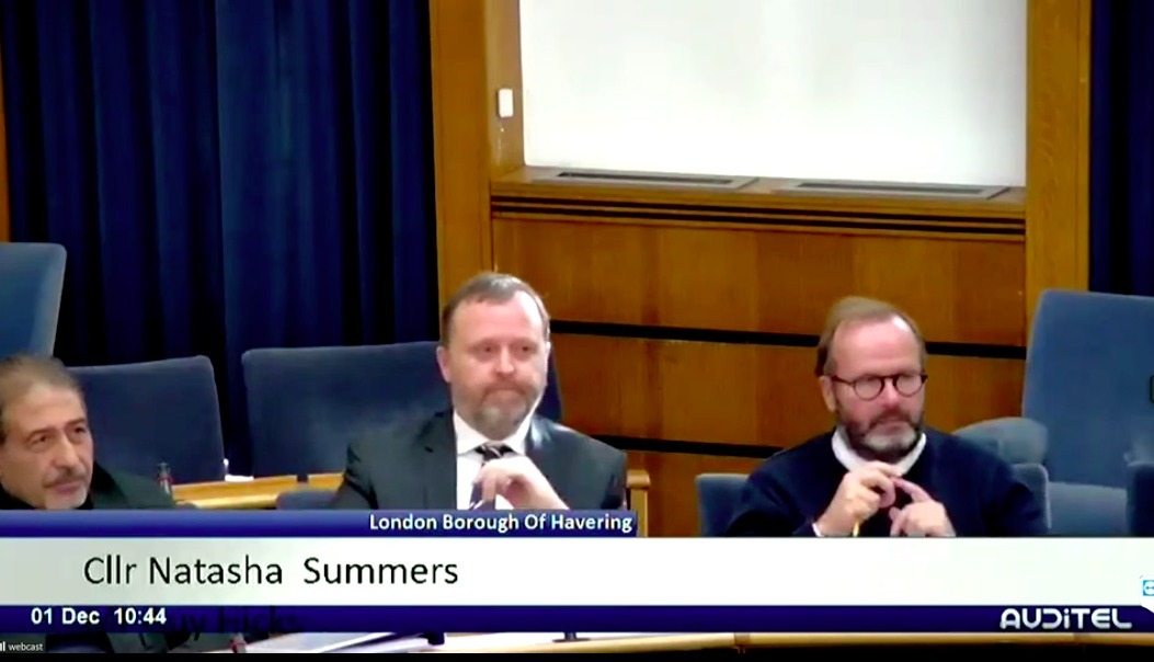 Barrister David Dadds (right) suggested local councillors had been taking money. Image: Havering Council