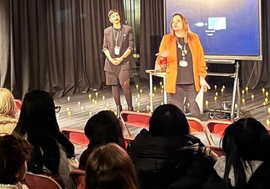 Awareness of violence... staged at New Citys Havering Sixthform college
