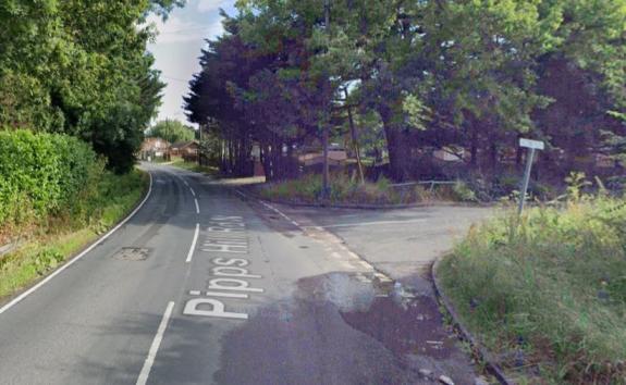 Romford Recorder: The incident happened at the junction of Pipps Hill Road and Oak Road in Billericay Romford Recorder: The incident happened at the junction of Pipps Hill Road and Oak Road in Billericay