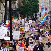 A Reclaim Pride march in London