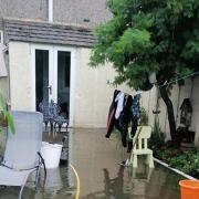 Homes were flooded in August 2020