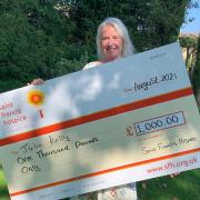 Julie Kelly won the Saint Francis Hospice lottery