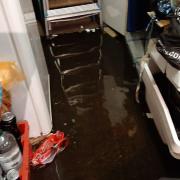 Gidea Park resident Catherine Hull said rain water accumulates on the road and floods her garage