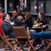 Pubs with outdoor seating have reopened their doors
