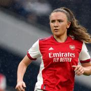Arsenal's Teyah Goldie during The Mind Series match at the Tottenham Hotspur Stadium