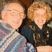 Donald Lardner with wife Beryl.