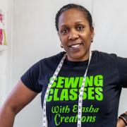 Owner of Elasha Creations, Nichole Goodison, 50, hopes her half term classes will help children to learn a new skill