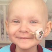 Isla Caton, two, is battling neuroblastoma. Picture: Nicola Caton