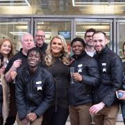 Romford M&S staff released a Christmas TikTok video today (December 8), and The Only Way Is Essex star Saffron Lempriere joined them to celebrate