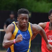 Richard Akinyebo (left) ‚Äì new 200m PB at England Athletics championships