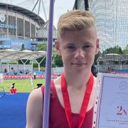 Bobby Williams won silver in the junior javelin with his 47.05m throw.