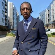 Tory councillor Michael Deon Burton is among residents at Rainham's Orchard Village estate who fear broken doors could trap them inside during a fire.