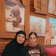 Asia Malik with her daughter Amal