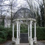 The Gas Light and Coke Company rotunda and plaque in Bromley-by-Bow was one of the war memorials to be Grade-II listed