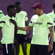 El Hadji Diouf (right) says Senegal will not fear England in their last-16 tie at the World Cup