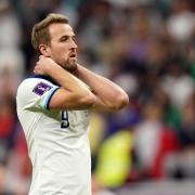 Harry Kane looks defected after England's World Cup exit against France