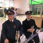 Salvation Army band performs at The Brewery in Romford