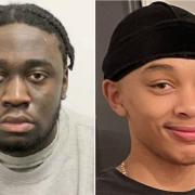 Carlton Tanueh (l) was sentenced in Southwark Crown Court for the murder of Tyler Hurley (r), who died after being stabbed on a bus earlier this year