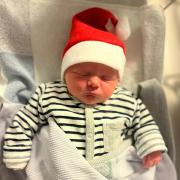 Oliver Dean... who couldn't wait to be born on Christmas Day
