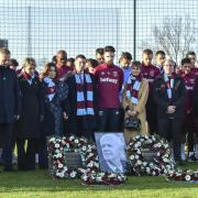 West Ham United directors, management, coaches, players and staff joined together across various sites to reflect following the recent death of the club's joint-chairman David Gold