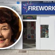 Havering Council tried to shut down Fireworks4Sale in Station Road, Harold Wood, after the death of Josephine Smith (inset)