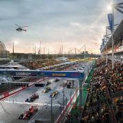 Dar and LDN Collective, who have worked on the project together, want to transform the Royal Docks into an exciting waterfront destination that would include a racing track complete with 'floating grandstands'.