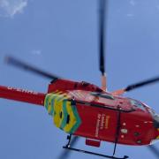 An air ambulance was sent to the scene in addition to other resources by London Ambulance Service