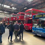 Romford Bus Garage welcomed people for an open day to mark its 70th anniversary