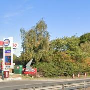 The site of the proposed development is next to the Esso petrol station on A12