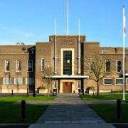 Emergency services were called to reports of a fire at Havering Town Hall last night