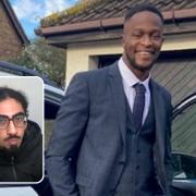 Muhammad Khan (inset) was found guilty of Michael Ugwa’s murder and of affray