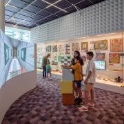 Children explore the museum virtually through Minecraft