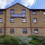 The two people were found dead at this Premier Inn hotel in Romford