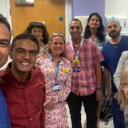 Surgery team that helped to reduce the number of children waiting to have their tonsils removed