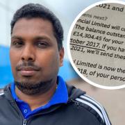 Thivendran Kodeeswaran said he was left in shock when British Gas sent him a £14,000 electricity bill. He wasn't even a British Gas customer