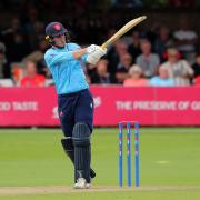 Will Buttleman in batting action for Essex