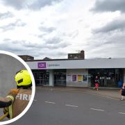 A fire at Upminster station caused delays