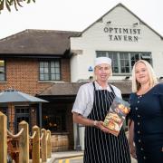 Pub manager Anne Power and a worker at The Optimist Tavern