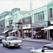 Jane Norman on South Street is the furthest shop to the left, circa 1967