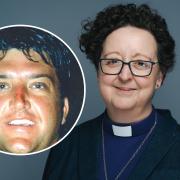 The Rt Revd Joanne Grenfell, Bishop of Stepney, will join protestors as they picket outside Downing Street on Wednesday over the continuing imprisonment of Jason Moore (inset) for a murder he insists he did not commit